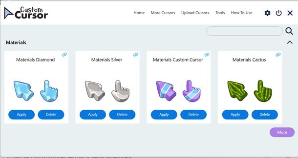 custom cursor