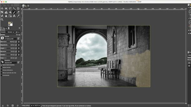 Come dare colore a una foto in bianco e nero con GIMP