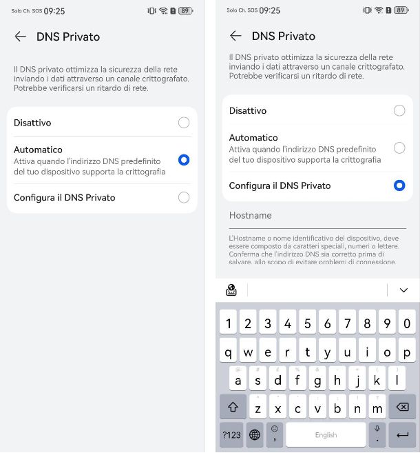 Come cambiare DNS su Huawei