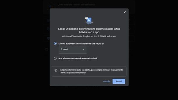 Come eliminare l'attività di Google Assistant e Gemini