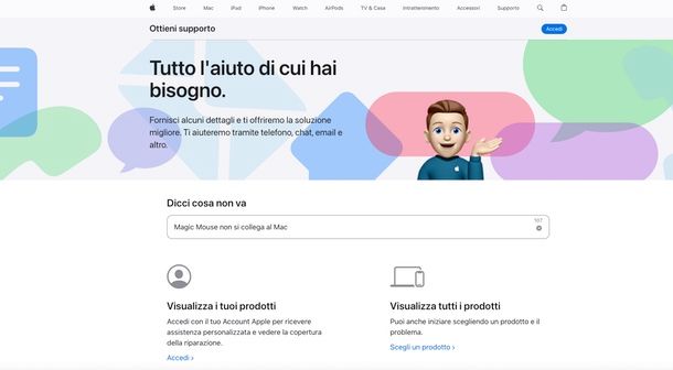 assistenza Apple
