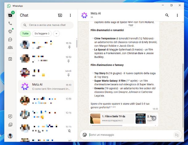 WhatsApp Meta AI Windows