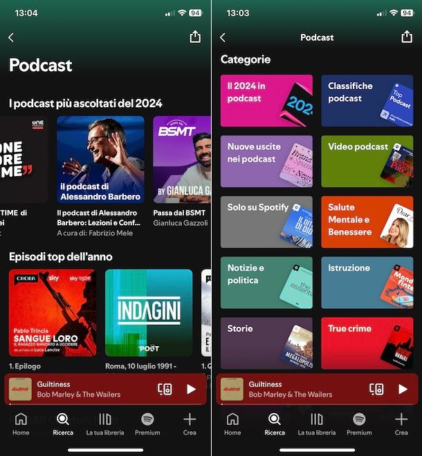 Migliori podcast Spotify