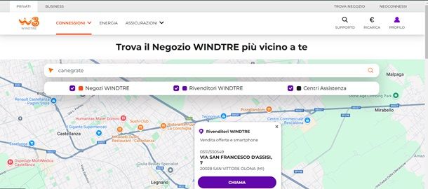 negozi windtre