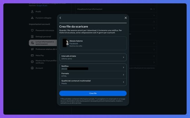 Recuperare vecchi post Facebook download