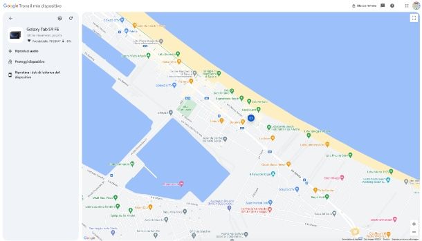 Trova il mio dispositivo