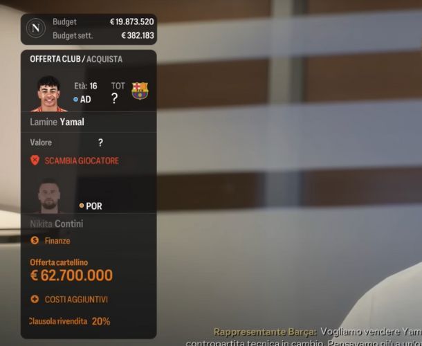 come vendere giocatori EA Sports FC 25