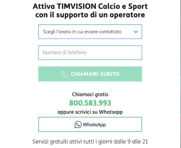 numero timvision