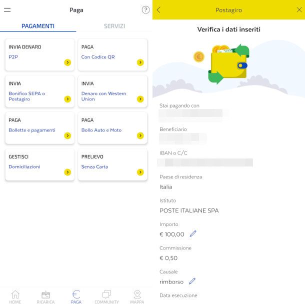 Postagiro da app