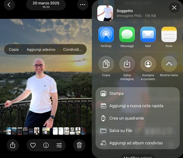 Come cambiare sfondo alle foto iPhone