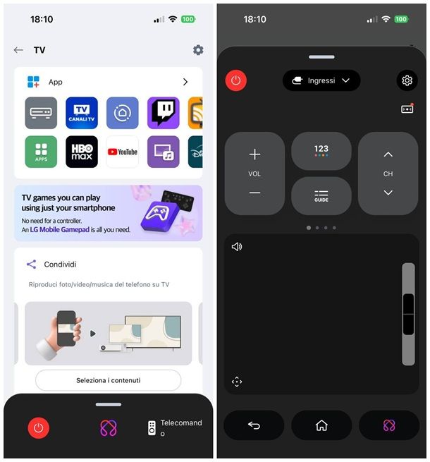 Come usare il telefono come telecomando per TV LG