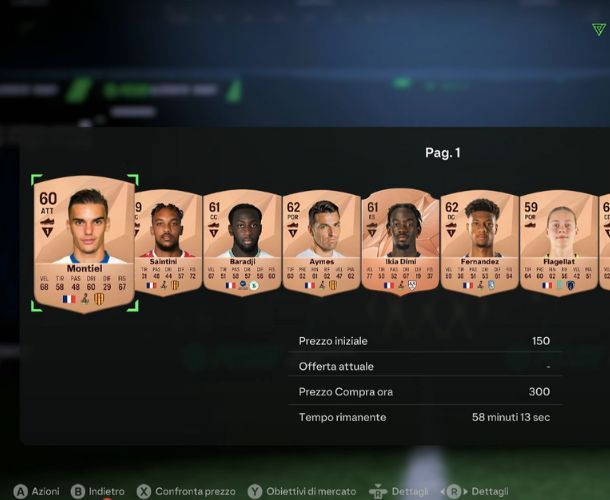 come vendere giocatori EA Sports FC 25