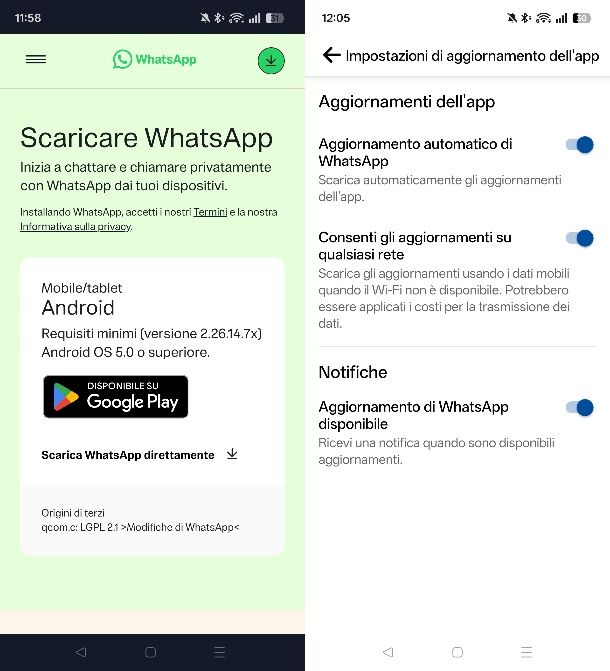 Aggiornare WhatsApp scaduto su Huawei