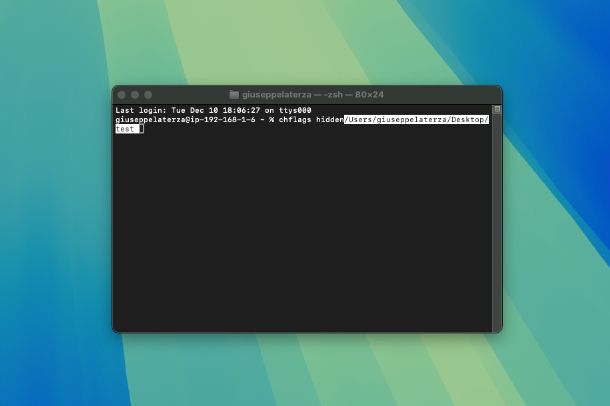 Come nascondere file e cartelle su Mac