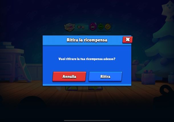 Riscattare ricompensa su Brawl Stars