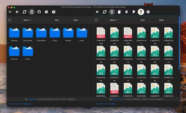 Come trasferire file da Android a Mac