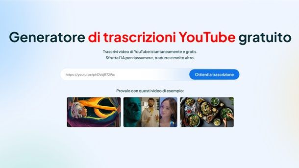 Altre soluzioni per trascrivere un video YouTube in testo