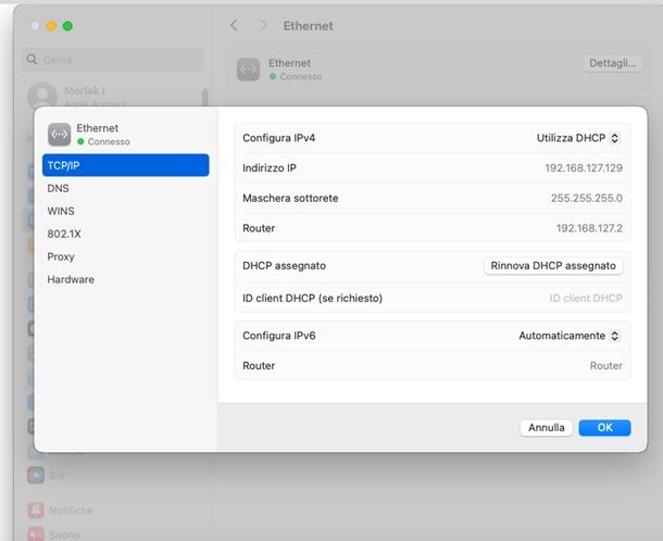 dhcp mac