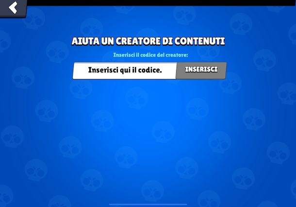 Codice per supportare creatore Supercell