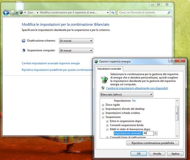 ibernare windows 7