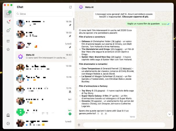 WhatsApp Meta AI Mac