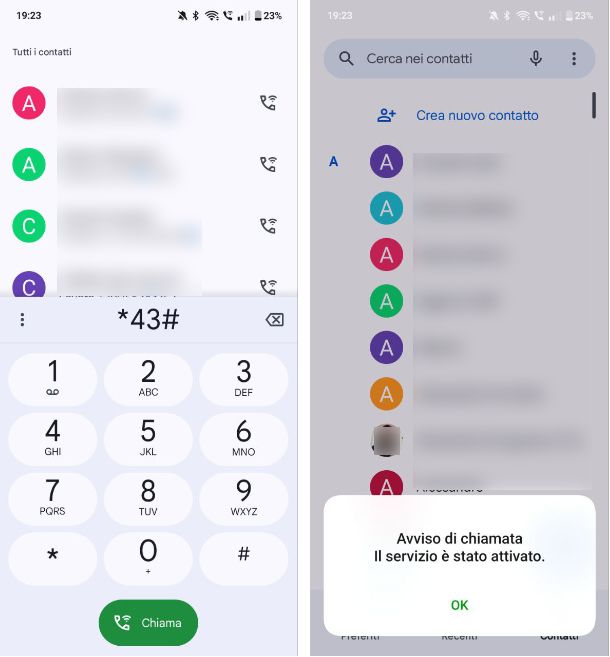 Come attivare avviso di chiamata PosteMobile