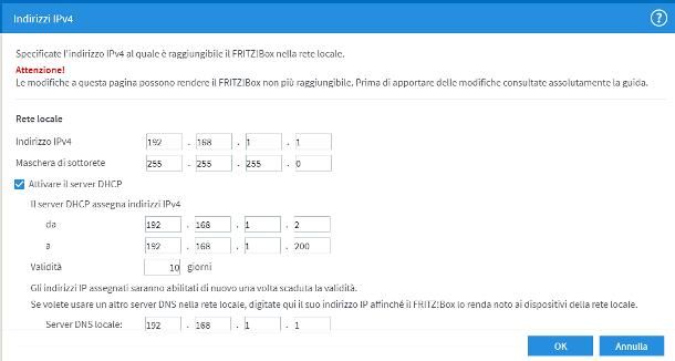 dhcp router