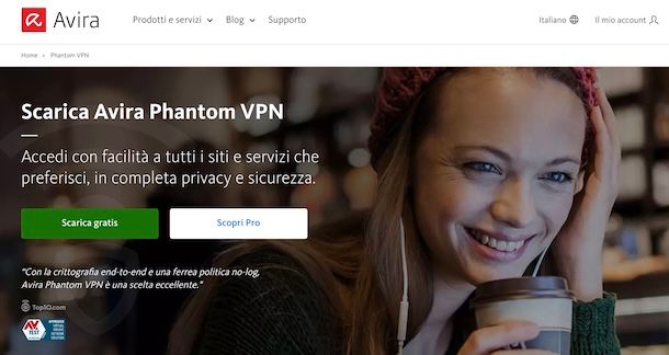 Avira Phantom VPN