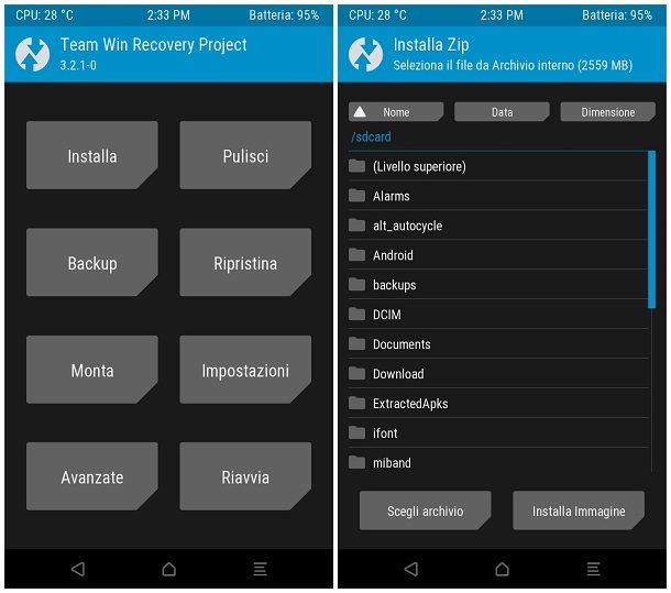 Come aggiornare Android ROM personalizzata