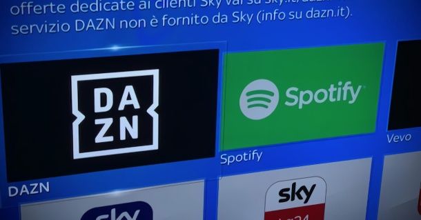 come vedere dazn su sky