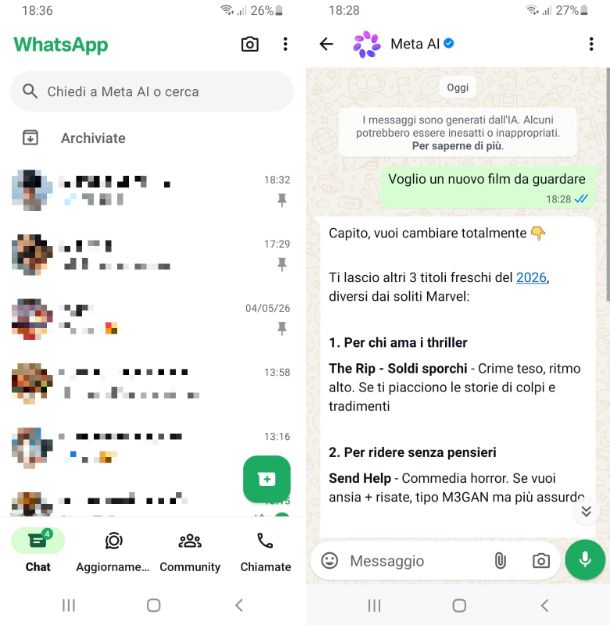 WhatsApp Meta AI Android