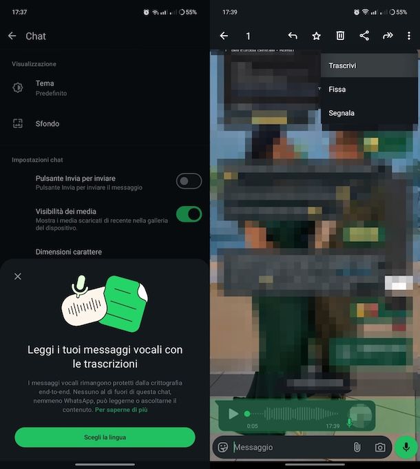 Come trascrivere vocali WhatsApp
