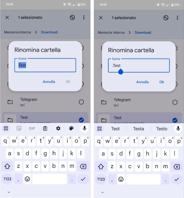 Come nascondere file e cartelle su Android
