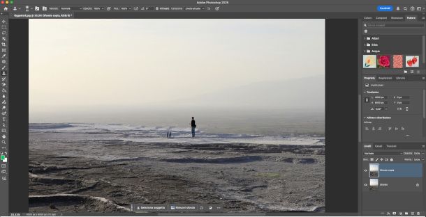 strumento Timbro su Photoshop