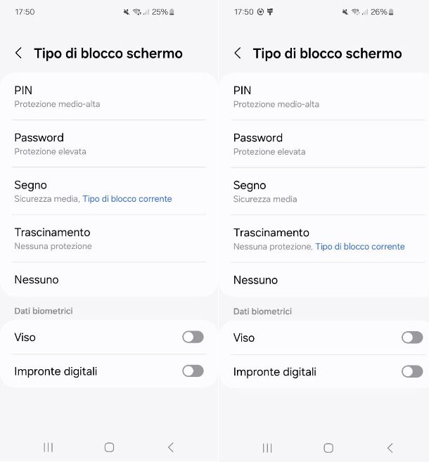 Come eliminare il PIN blocco schermo dal telefono Samsung
