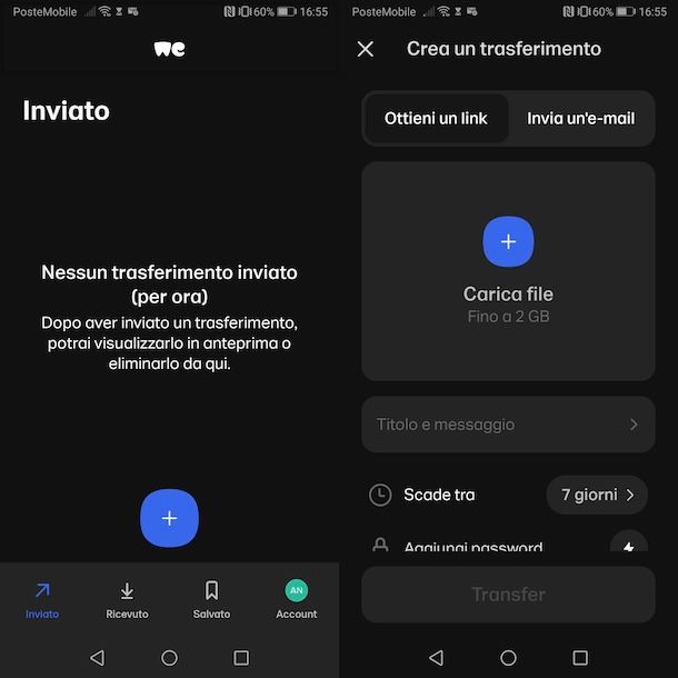 App WeTransfer