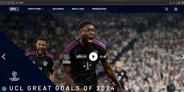 sito Uefa.tv