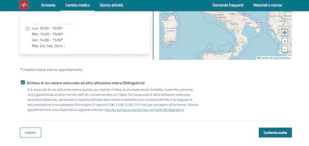Cambiare medico online