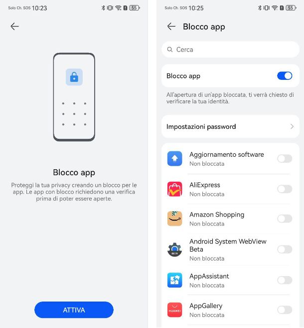 App per bloccare le app Huawei