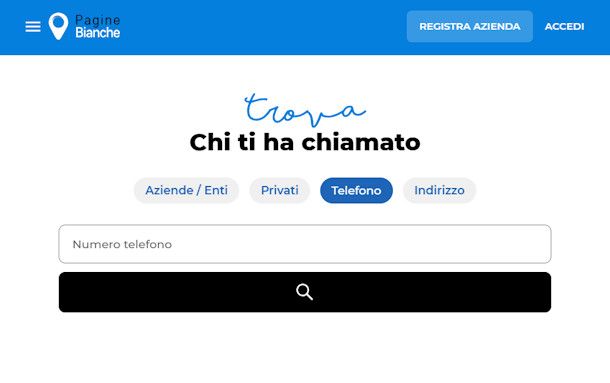 Pagine Bianche