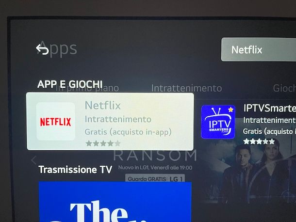 Smart TV LG Netflix