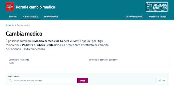 Cambiare medico di base