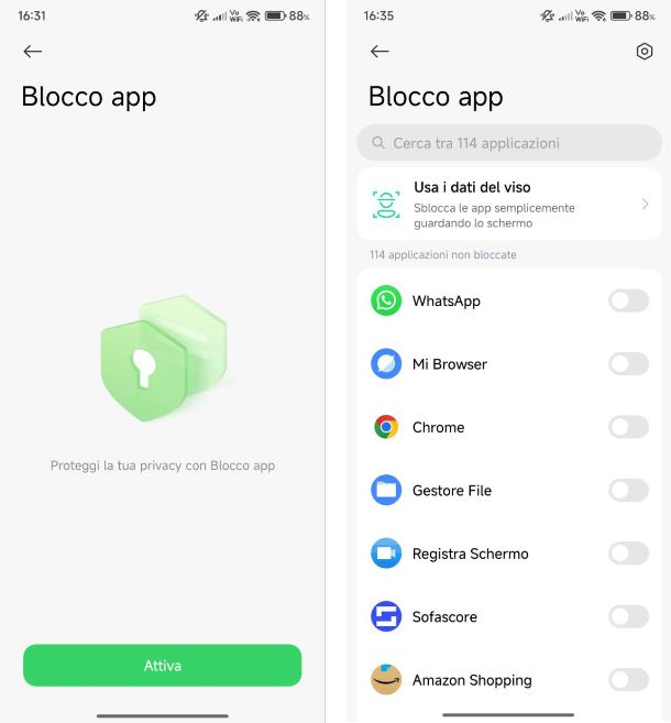 App per bloccare le app Xiaomi