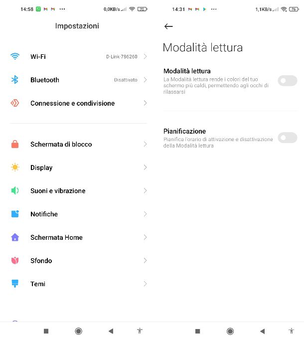 android notte