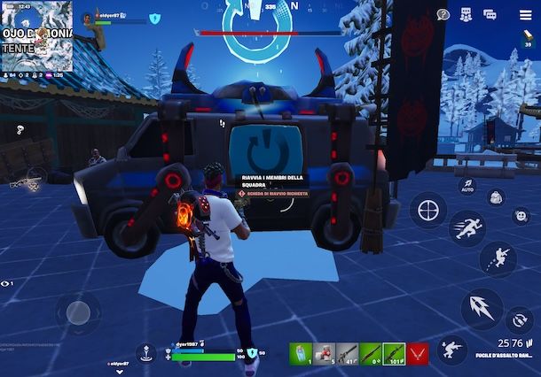 Riavviare un compagno su Fortnite