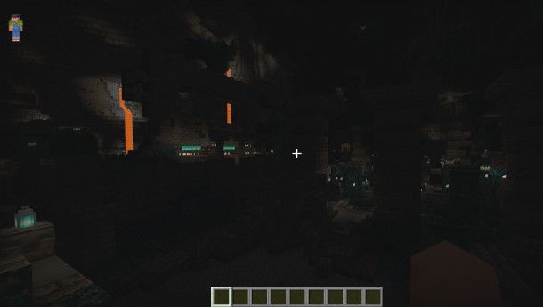 seed Bedrock con città antica