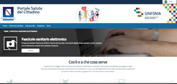 home page FSE Campania