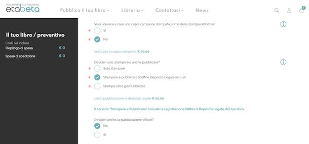 Pubblicare un libro con Etabeta
