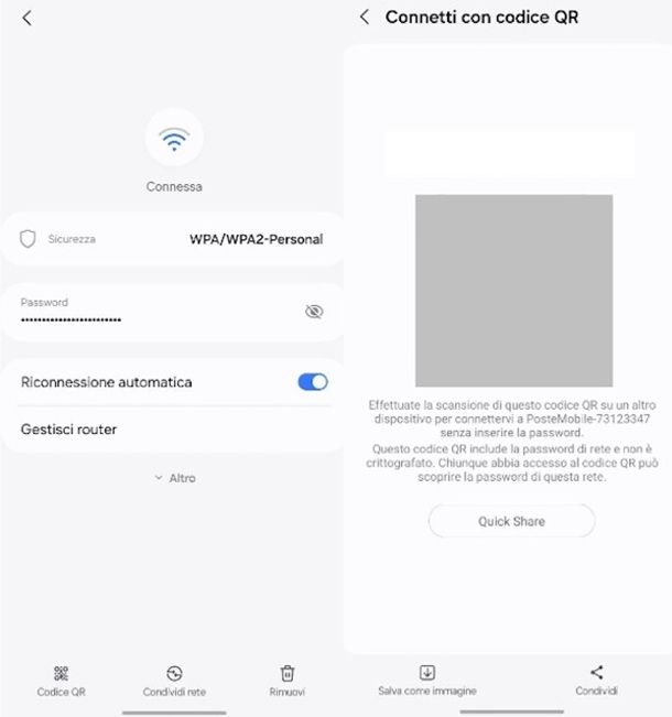 Android password Wi-Fi