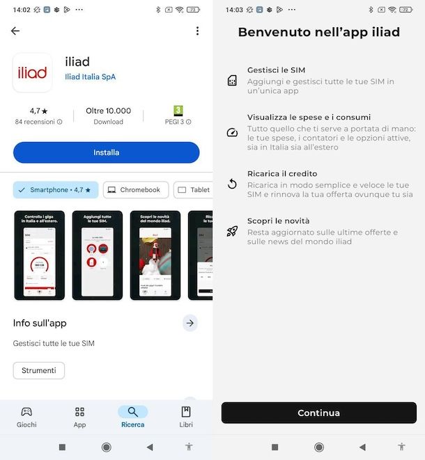 App iliad